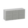 OASIS Florist sponge Brick DEJAN for artificial flowers, with cutting lines, grey, 9"x4.3"x3"/23x11x7,5cm
