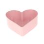 Heart-shaped bowl HAVIN made of plastic, pink, 9"x8"x3"/22x20x7,5cm