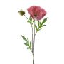 Artificial poppy EDESSA, pink, 31"/80cm