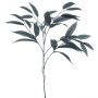 Artificial branch Mango WENLIAN, blue-green, 30"/75cm