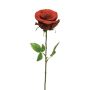 Velvet rose RUYUN, red, 18"/45cm