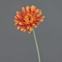 Artificial Gerbera VIRGINIA, orange, 22"/55cm, Ø 4.3"/11cm