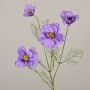 Artificial flower branch Cosmos PRESTIOSA, purple, 30"/75cm