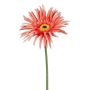 Artificial flower Gerbera FELISY, salmon, 26"/65cm
