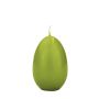 Easter egg candle LEONITA, green, 3.5"/9cm, 2.4"/6cm, 16h - Made in Germany