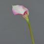 Artificial Calla MARIOLA, pink-white, 31"/80cm, 3.1"x5.9"/8x15cm