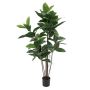 Decoration tree Ficus Elastica VICA, artificial trunks, green, 4ft/120cm