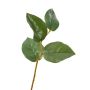 Artificial apple leaves branch DAVID, green, 16"/40cm