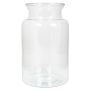 Flower vase KARIN OCEAN made of glass, clear, 12"/30cm, Ø7"/19cm