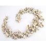 Cotton fruit husks set CANDY, whitewashed, 1.6"/4cm, Ø 2.4"/6cm