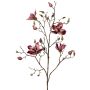 False magnolia branch JACKA, dusky pink, 3ft/105cm