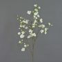 Decorative apple blossom branch SADAKA with blossoms, cream, 3ft/100cm
