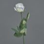 False rose FREIDA, Eco Collection, white-purple, 24"/60cm, Ø1.6"/4cm