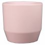Ceramic flower pot LENAS, light pink matt, 3.5"/9cm, Ø3.1"/8cm