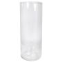 Cylindrical glass vase SANYA OCEAN, clear, 20"/50cm, Ø7"/19cm