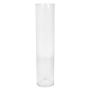 Cylindrical glass vase SANYA OCEAN, clear, 16"/40cm, Ø3.5"/9cm