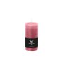 Pillar candle AURORA, antique pink, 4.7"/12cm, Ø2.3"/5,8cm, 42h - Made in Germany