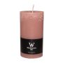 Pillar candle AURORA, rosewood, 5.1"/13cm, Ø2.7"/6,8cm, 54h - Made in Germany