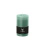 Pillar candle AURORA, mint green, 5.1"/13cm, Ø3.1"/7,8cm, 63h - Made in Germany