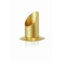 Metal candlestick RIANNON for candles, gold, 11cm, Ø10,3cm