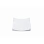 Candle coaster NOELYA, ceramic, white, 4"x4"/10x10cm