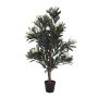 Decorative tree Oleander MINOU, real stems, flowering, white, 4ft/120cm