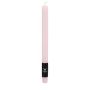 Dinner candle / Tapered candle AURORA, light pink, 11"/27cm, Ø0.9"/2,2cm, 10h - Made in Germany