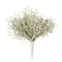 Fake plant cushion bush VALTON , spike, white, 10"/25cm