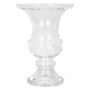 Flower vase SONJA with pedestal, funnel/round, clear, 13"/34cm, Ø10"/25cm