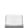 Table light glass MIRJA, cuboid/rectangular, clear, 10"x4"x6"/25x10x15cm