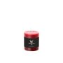 Pillar candle / Wax candle AURORA, bordeaux, 3.1"/8cm, Ø2.7"/6,8cm, 34h - Made in Germany