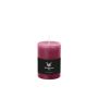 Pillar candle / Wax candle AURORA, magenta, 5.5"/14cm, Ø 3.9"/9,8cm, 100h - Made in Germany