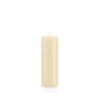 Votive candle / Pillar candle MAEVA, cream, 6"/15cm, Ø2"/5cm, 37h - Made in Germany