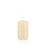 Votive candle / Pillar candle MAEVA, cream, 4.7"/12cm, Ø2.4"/6cm, 40h - Made in Germany