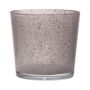 Glass plant pot ALENA GRANIT, granite grey, 11cm, Ø11,5cm