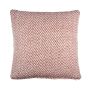 Decorative cushion KENZA, zigzag pattern, orange, 18"x18"/45x45cm
