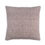 Decorative cushion KENZA, zigzag pattern, chocolate brown, 18"x18"/45x45cm