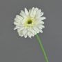Artificial Gerbera HELLI, cream, 26"/65cm, Ø 4.7"/12cm