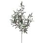 Artificial olive branch CARSON with fruits, 3ft/100cm