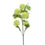 Artificial snowball branch FONTE, light green, 30"/75cm