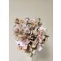 Decorative flower Hydrangea MANDISA, green-pink, 26"/65cm