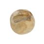 Teak ball made of natural wood BEDRAN, natural, Ø8"/20cm