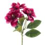Decorative branch Magnolia DANSA, fuchsia, 14"/35cm