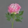 Artificial peony flower CORDOBA, pink, 22"/55cm