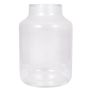Glass flower vase SIARA, clear, 10"/24,5cm, Ø6.6"/16,8cm