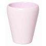 Orchid vase NAZARABAD, ceramic, soft pink, 7"/17cm, Ø5.5"/14cm