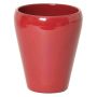 Orchid vase NAZARABAD, ceramic, wine red, 7"/17cm, Ø5.5"/14cm