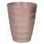 Orchid planter IZEH, ceramic, rose gold, 7"/17cm, Ø5.5"/14cm