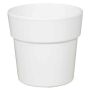 Orchid pot MARIVAN, ceramic, white, 4.9"/12,5cm, Ø5.3"/13,5cm