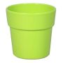 Orchid pot MARIVAN, ceramic, apple-green, 4.9"/12,5cm, Ø5.3"/13,5cm